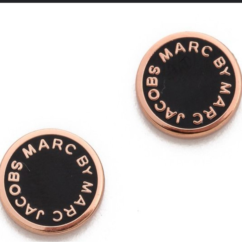Marc by Marc Jacobs Black and Gold Earrings
